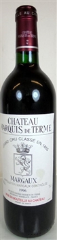 Chateau Marquis de Terme 1996