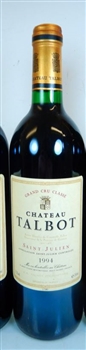 Chateau Talbot 1994 (damage label)